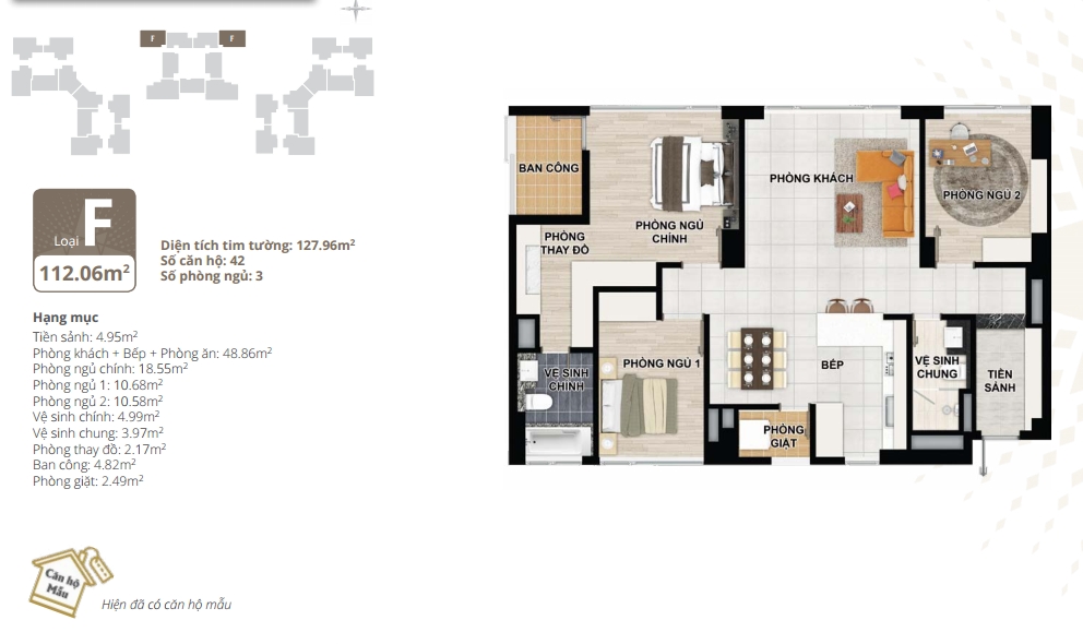 bán căn hộ starlake tây hồ tây 03 ngủ có ít đồ 2