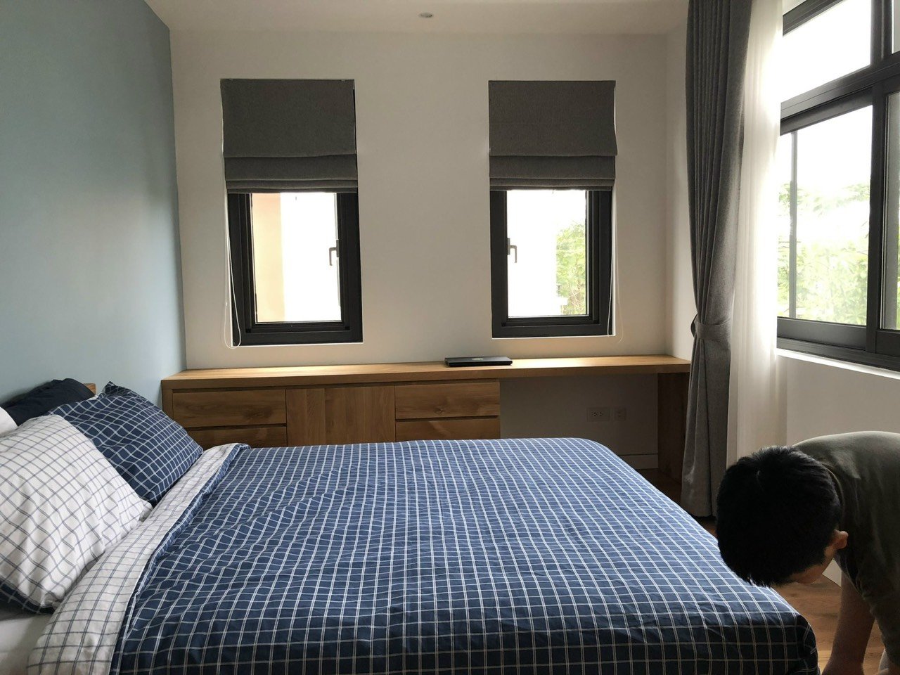 Cho thuê biệt thự song lập 4PN/222m2 full đồ đẹp tại Starlake, nhà có thang máy 4