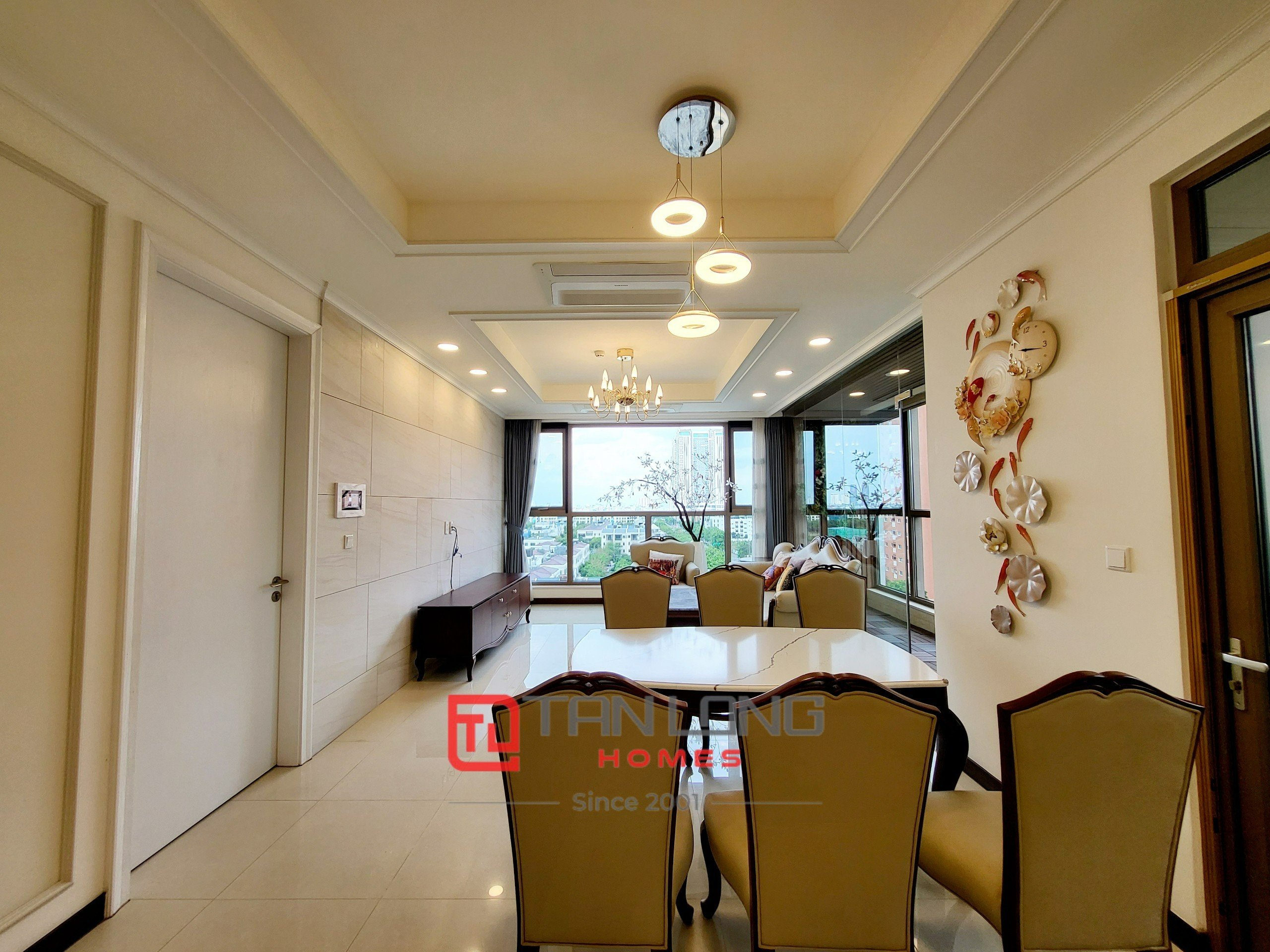 Cho thuê căn hộ 3PN rộng nhất dự án Starlake, diện tích 125m2 full đồ đẳng cấp 7