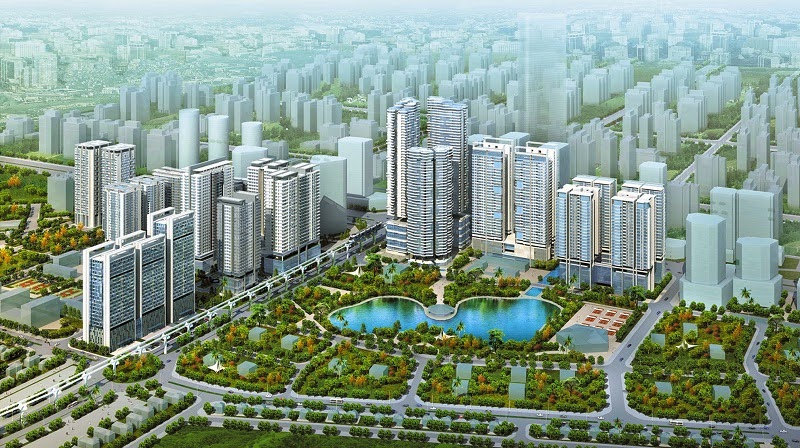 Phối cảnh chung cư Starlake Phối cảnh chung cư Starlake