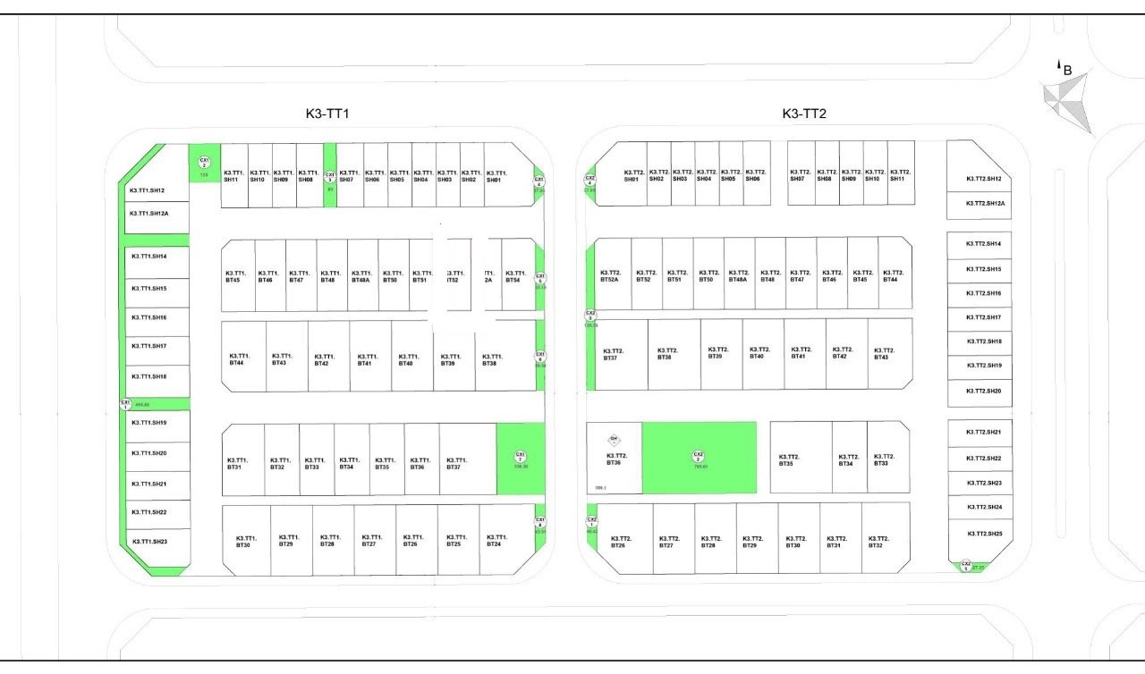 Mặt bằng Shophouse Starlake Tây Hồ Tây