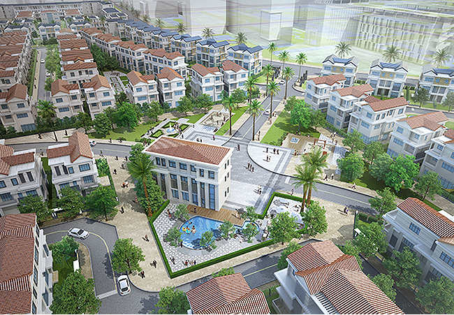 Thiết kế nhà liền kề Thiết kế khu nhà liền kề Starlake